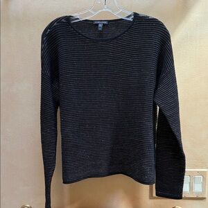 Eileen Fisher Black Ribbed Sweater
